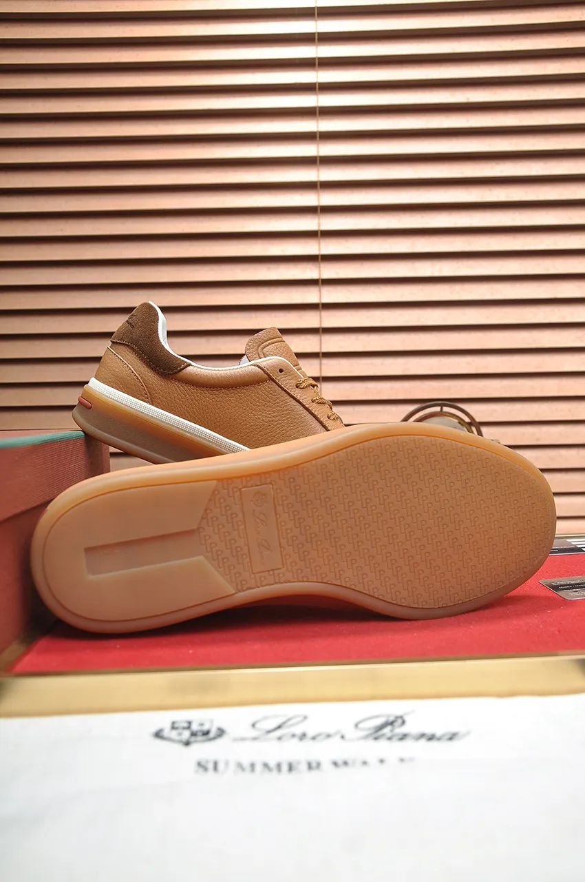 Men's men's shoes 💰540💶【𝐥𝐨𝐫𝐨 𝐏𝐢𝐚𝐧𝐚】lp classic loafers, an Italian treasure brand, the only brand that can match Hermès! Only after wearing it do we realize that we cannot let down our feet. The upper is imported cashmere, the lining of water-dyed cowhide ➕ the cowhide feet, the official original glass rubber outsole, and the pendant. Exclusive original packaging (tag ➕ brand paper ➕ outer box ➕ hand bag) code number: 38-45